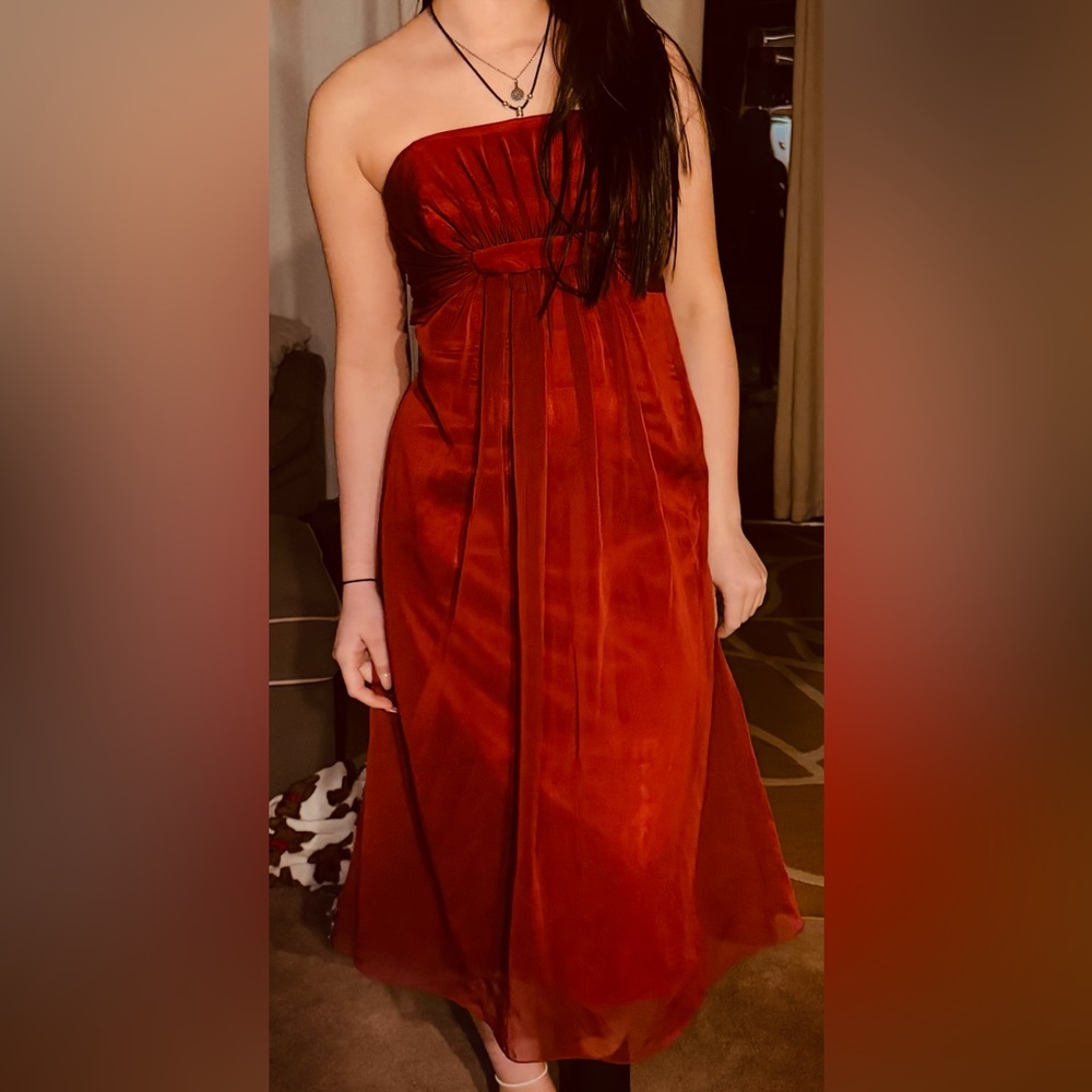 Deep Red Evening Dress - Women  size 3-5
